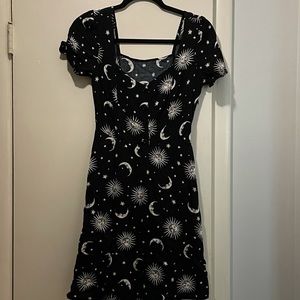 Celestial print dress